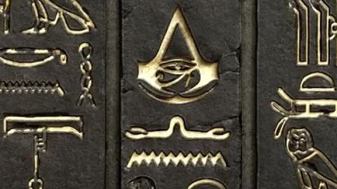Android  iOS iphone Mobile Assassins Creed Origins Hieroglyphs Free Live Wallpaper - Free Live Wallpaper
