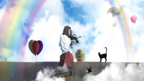 Just Girl & Clouds Live Wallpaper - Free Live Wallpaper