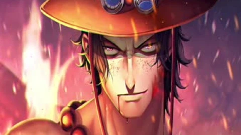 Anime Portgas D Ace One Piece Animated - Free Live Wallpaper