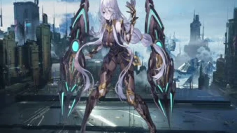 Lila Artery Gear Fusion Animated Wallpaper - Free Live Wallpaper