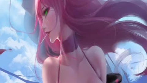 Zero Two Green Eyes Live Wallpaper - Free Live Wallpaper