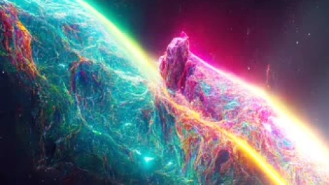 Synth in Space Live Wallpaper - Free Live Wallpaper