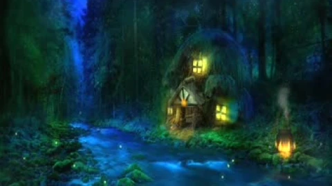 Live Cabin in The Forest Wallpaper - Free Live Wallpaper