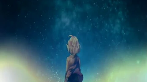 Anime Girl Particles Live Wallpaper Hd - Free Live Wallpaper