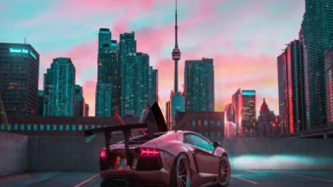 Lamborghini Aventador Car 4k Animated Windows - Free Live Wallpaper