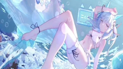 Anime Akaceite - Deep Sea Cruise 4K Live Wallpaper - Free Live Wallpaper