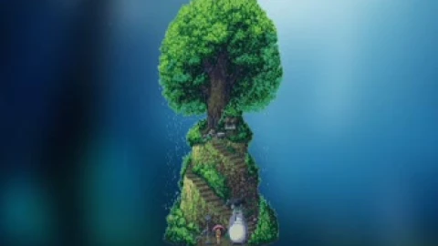 Anime Totoro Rain Live Wallpaper - Free Live Wallpaper
