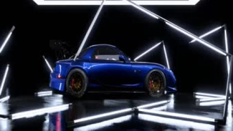 RX7 Car Lights Live Wallpaper - Free Live Wallpaper