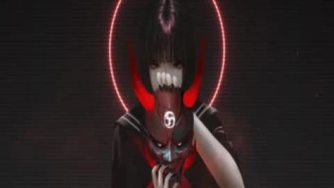 Aoi Ogata Oni Girl Live Wallpaper - Free Live Wallpaper