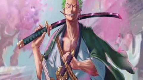 2K Roronoa Zoro Swords One Piece Zoro Live Wallpaper - Free Live Wallpaper
