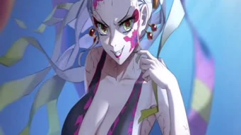 2K Daki Upper Moon Demon Slayer Live Wallpaper - Free Live Wallpaper