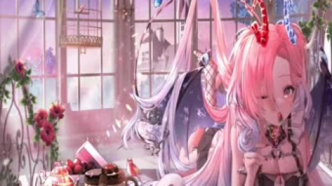 2K Anime Girl Demon Vtuber Cayena Hakaba Live Wallpaper - Free Live Wallpaper