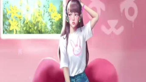 2K Dva Overwatch Summer Live Wallpaper - Free Live Wallpaper