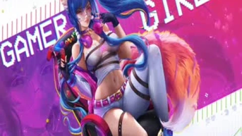 2K Gamer Anime Girl Live Wallpaper - Free Live Wallpaper