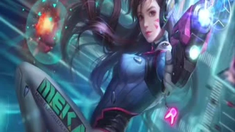 2K Overwatch Dva Live Wallpaper - Free Live Wallpaper