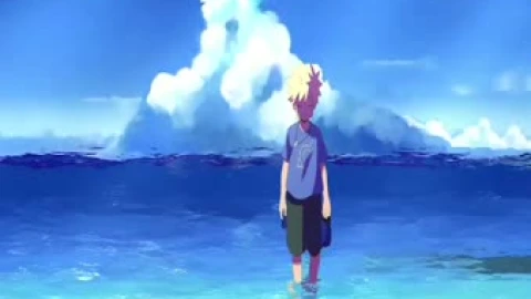 2K Naruto Kid On The Beach Scenery Live Wallpaper - Free Live Wallpaper