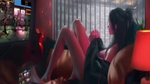 2K Gamer Anime Girl Playing Games Live Wallpaper - Free Live Wallpaper