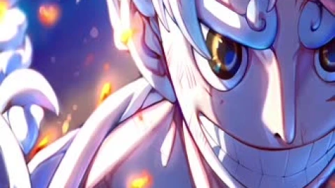 2K Luffy Gear 5 God Sun Nika One Piece Live Wallpaper - Free Live Wallpaper