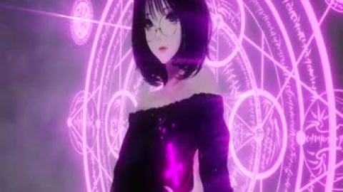 2K Beautiful Anime Girl Witch With Glasses Live Wallpaper - Free Live Wallpaper
