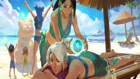 2K Valorant Jett Sage Healing Live Wallpaper - Free Live Wallpaper