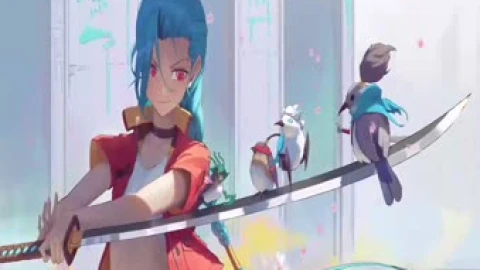 2K Jinx Katana Lol Live Wallpaper - Free Live Wallpaper