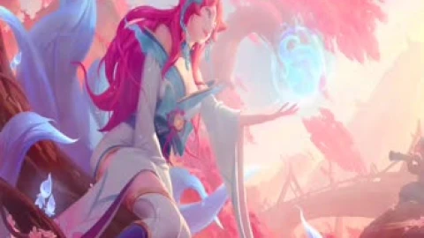 2K Ahri Spirit Blossom Lol Live Wallpaper - Free Live Wallpaper