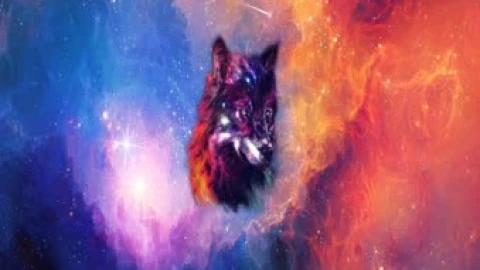 Live Epic Galaxy Wolf Wallpaper - Free Live Wallpaper