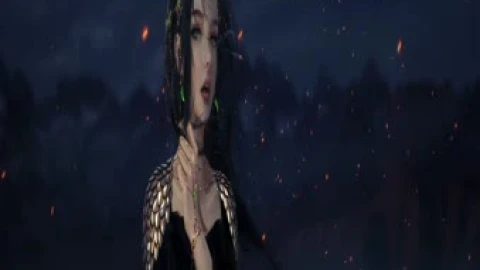 Ghost Knife Wind Chime Princess 3840x1080 Live Wallpaper - Free Live Wallpaper