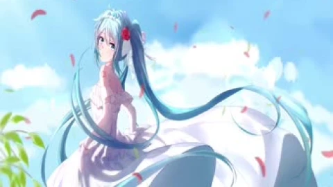 Miku Bride Live Wallpaper - Free Live Wallpaper