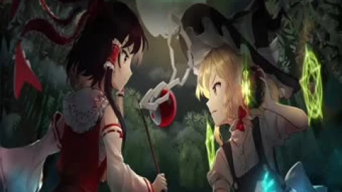 Reimu vs Marisa Live Wallpaper - Free Live Wallpaper