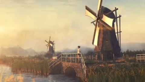 Rural Windmill Live Wallpaper - Free Live Wallpaper