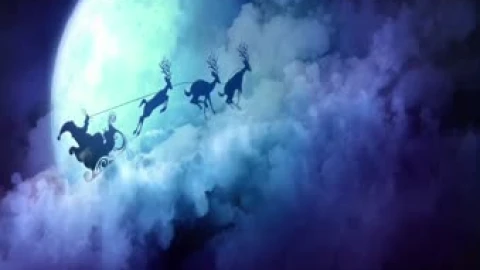 Santa Claus & Deer Car Live Wallpaper - Free Live Wallpaper