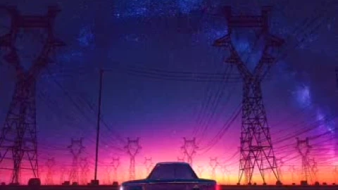 Driving The Star Sky Live Wallpaper - Free Live Wallpaper