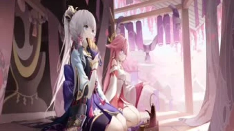 Kamisato Ayaka & Guuji Yae Live Wallpaper - Free Live Wallpaper