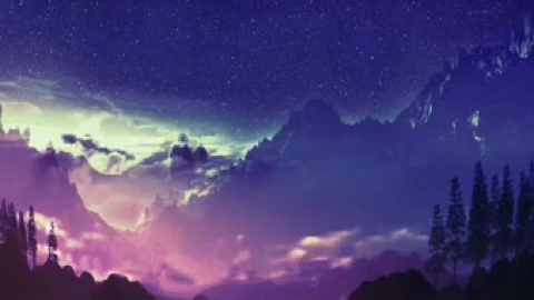 Mountain & Stars Live Wallpaper - Free Live Wallpaper