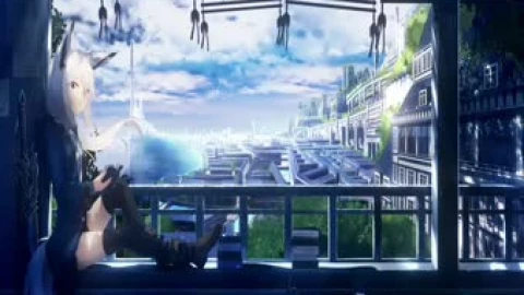 Fox Girl Reading Live Wallpaper - Free Live Wallpaper