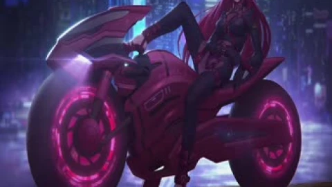 Motor Girl Live Wallpaper - Free Live Wallpaper