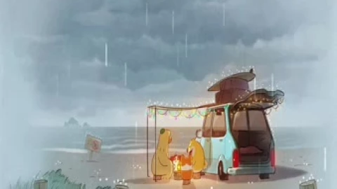 Beach Rain Live Wallpaper - Free Live Wallpaper