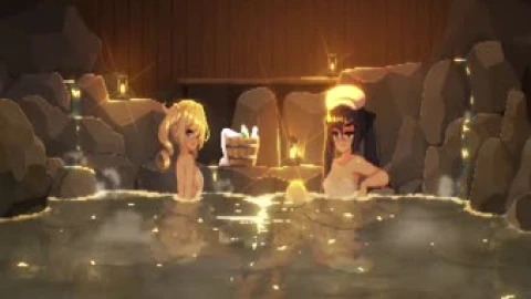 Mona Barbara Onsen Live Wallpaper - Free Live Wallpaper