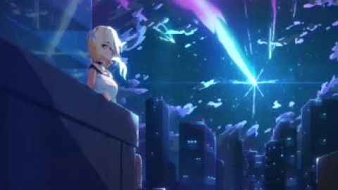 Lumine Falling Midnight Live Wallpaper - Free Live Wallpaper