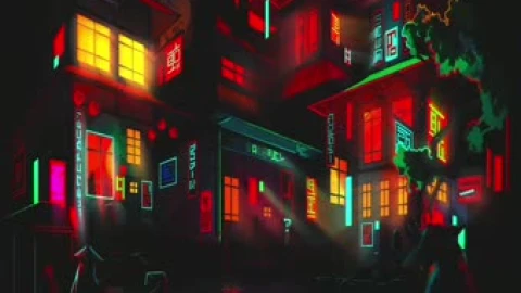 Neon Shallow Live Wallpaper - Free Live Wallpaper