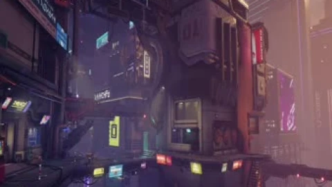 Cyberpunk City Night Live Wallpaper - Free Live Wallpaper