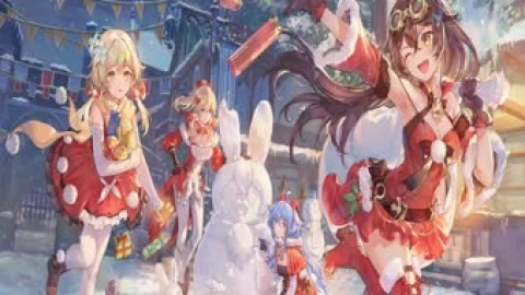 Genshin Christmas Live Wallpaper - Free Live Wallpaper