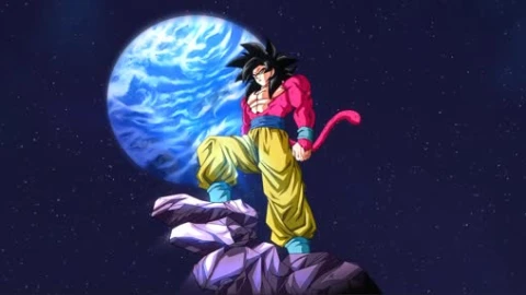 Dragon Ball Gt Goku Ss4 - Free Live Wallpaper