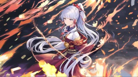 Ayaka Animated Wallpaper - Free Live Wallpaper