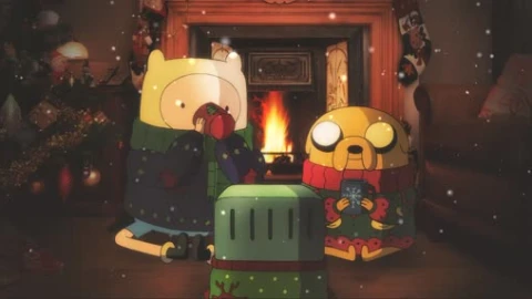 Adventure Time Xmas Live Wallpaper - Free Live Wallpaper