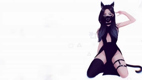 neko girl 4k live wallpaper - Free Live Wallpaper