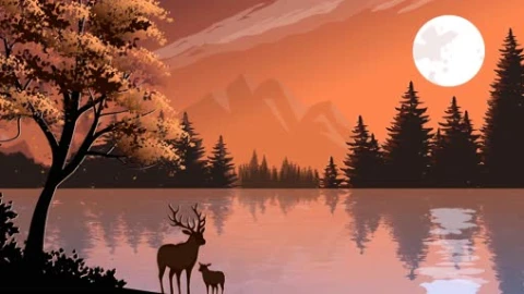 reindeer 4k live wallpaper - Free Live Wallpaper