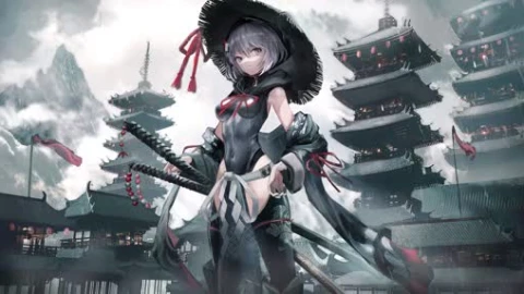 samurai girl 4k live wallpaper - Free Live Wallpaper