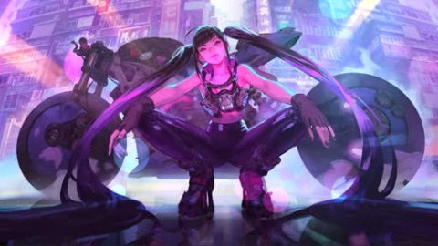 2023 A Cute Girl With A Nasty Look - Free Live Wallpaper
